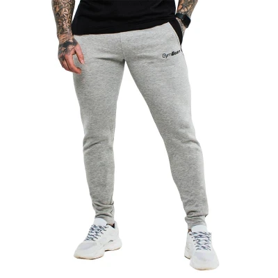 GymBeam Tepláky Slimfit Grey