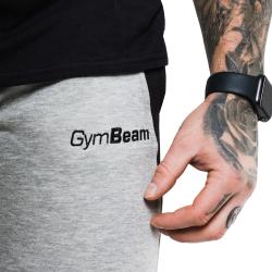 GymBeam Tepláky Slimfit Grey