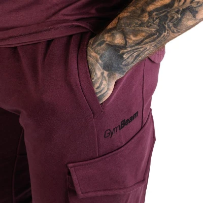 GymBeam Tepláky TRN Eggplant