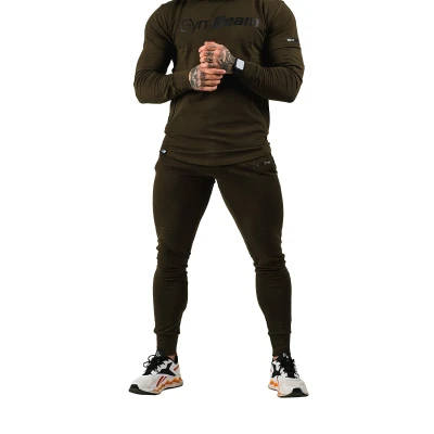 GymBeam Tepláky Urban Military Green