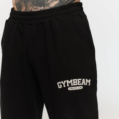 GymBeam Tepláky Varsity Black