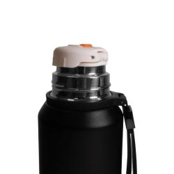 GymBeam Termoska Vacuum Flask Steel Black 1000 ml (VÝPRODEJ)