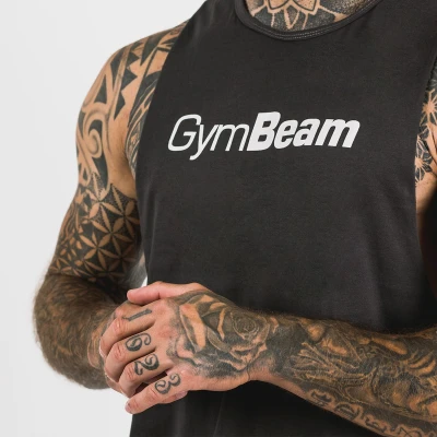 GymBeam Tílko Cut Off Grey