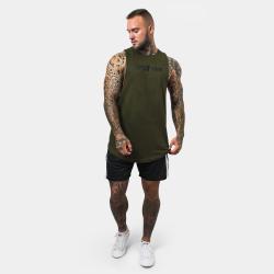 GymBeam Tílko Cut Off Military Green