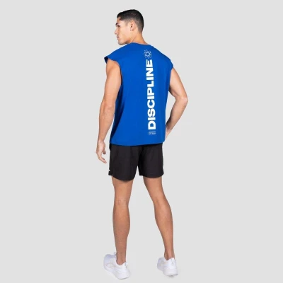GymBeam Tílko Discipline Blue