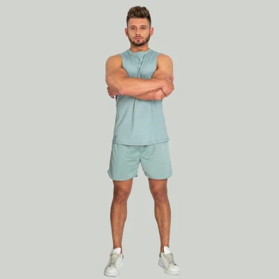 STRIX Tílko Essential Cut-Off Stone Blue