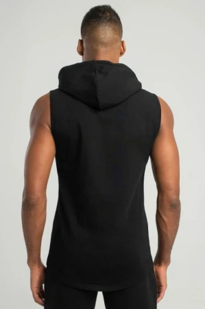 STRIX Tílko Essential Hoodie Tank Black