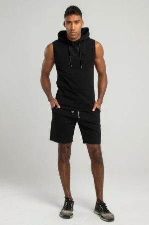 STRIX Tílko Essential Hoodie Tank Black