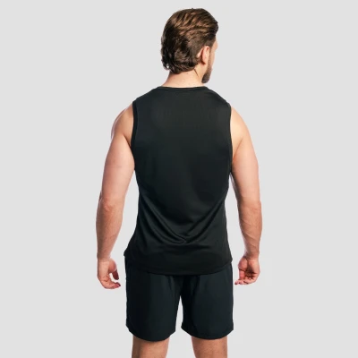 GymBeam Mesh Base Black pánské tílko