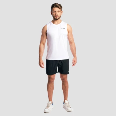 GymBeam Mesh Base White pánské tílko