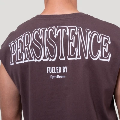 GymBeam Persistence Brown pánské tílko