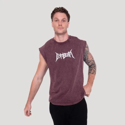 GymBeam Tílko Spike Burgundy