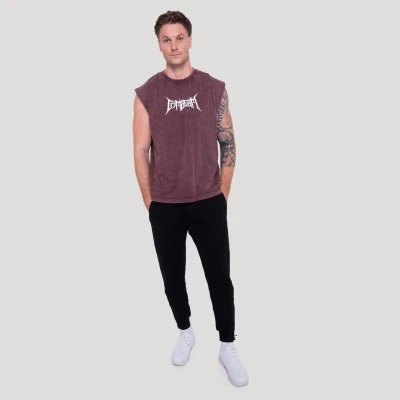 GymBeam Tílko Spike Burgundy