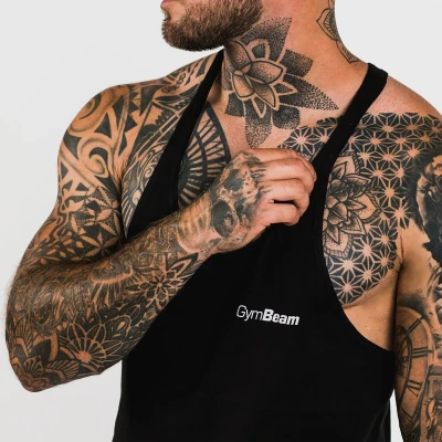 GymBeam Tílko Stringer Black