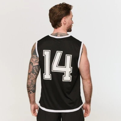 GymBeam Tílko Varsity Black