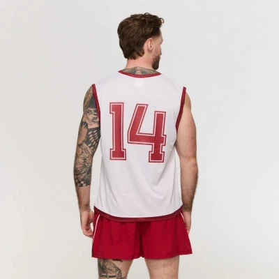 GymBeam Tílko Varsity White