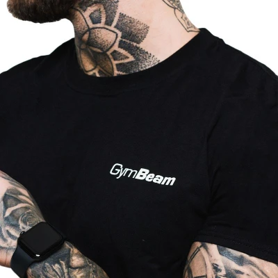 GymBeam Tričko Basic Black POUZE XXL (VÝPRODEJ)