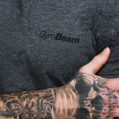 GymBeam Tričko Basic Dark Grey