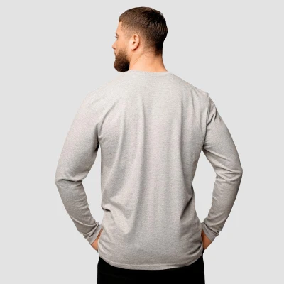 GymBeam Triko Basic s dlouhým rukavem Grey