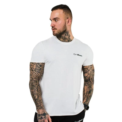 GymBeam Tričko Basic White