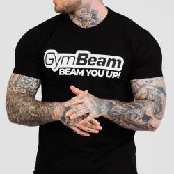 GymBeam Tričko Beam Black