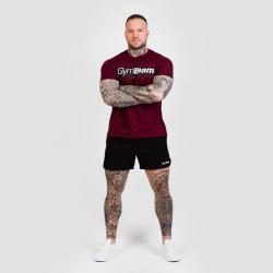 GymBeam Tričko Beam Burgundy