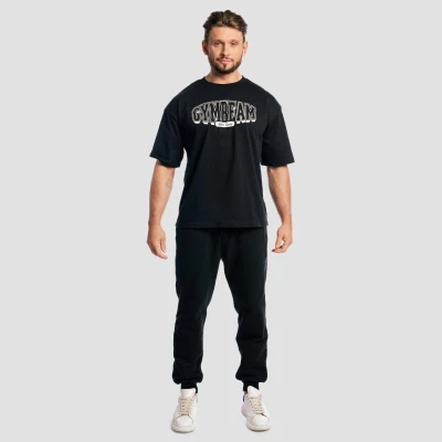 GymBeam Tričko Boxy Athletic Society Black
