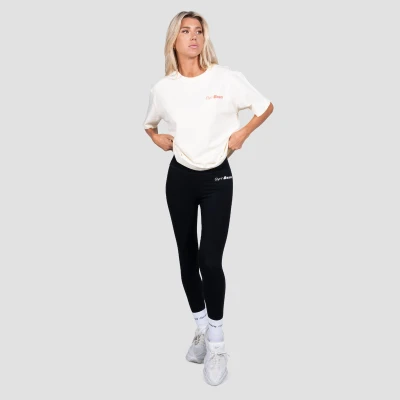GymBeam Budapest Cream unisex tričko s krátkým rukávem