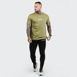 GymBeam Tričko FIT Olive