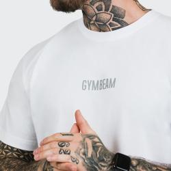 GymBeam Tričko FIT White