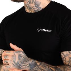 GymBeam Tričko Fitted TRN Black