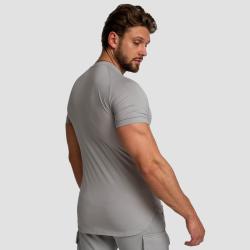 GymBeam Tričko Fitted TRN Grey