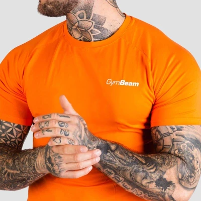 GymBeam Tričko Fitted TRN Orange
