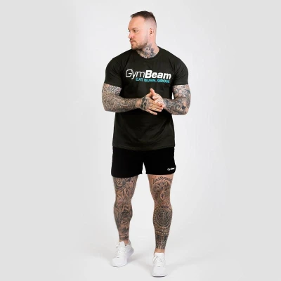 GymBeam Tričko Grow Black