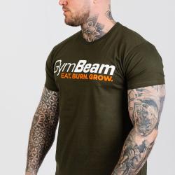 GymBeam Tričko Grow Military Green