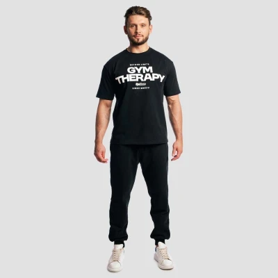 GymBeam Tričko Gym Therapy Black