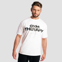 GymBeam Tričko Gym Therapy White