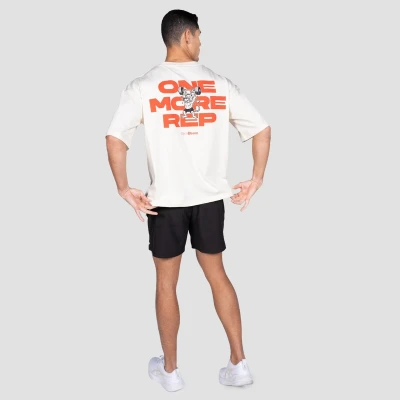 GymBeam GymRat Cream pánské tričko