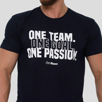 GymBeam Tričko One Team Navy