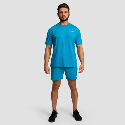GymBeam Tričko Oversized Limitless Aquamarine
