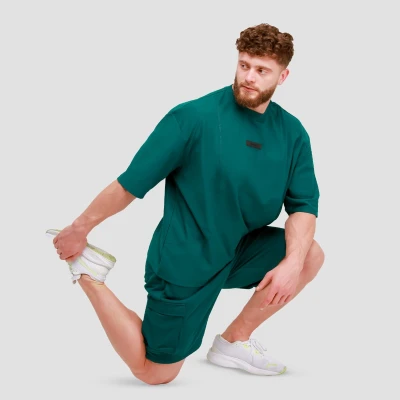 GymBeam Unstoppable Green pánské oversized tričko