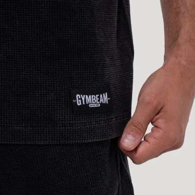GymBeam Persistence Washed Black pánské tričko