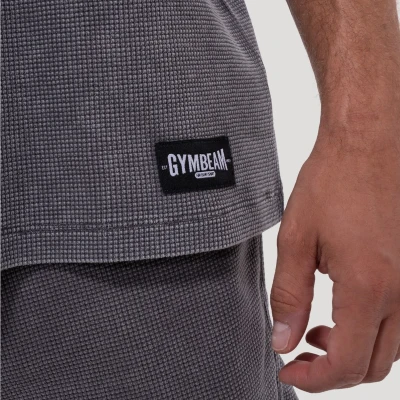 GymBeam Persistence Washed Gray pánské tričko