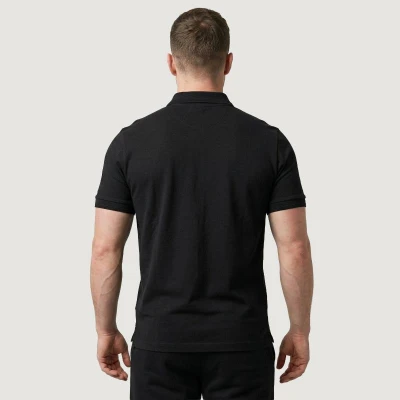 GymBeam Tričko Polo Black