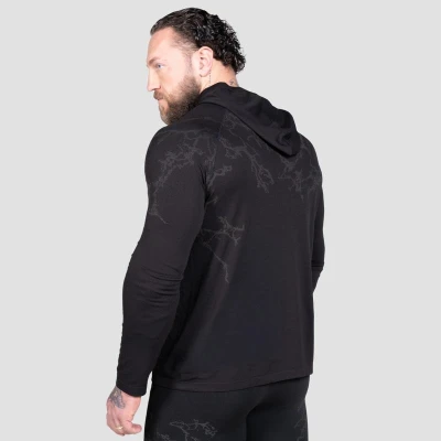 GymBeam Tričko s dlouhým rukávem Static Black