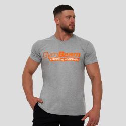 GymBeam Tričko Stronger Together Grey
