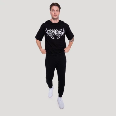 GymBeam Tričko Thorn Black