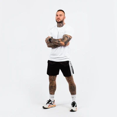 GymBeam Tričko TRN White
