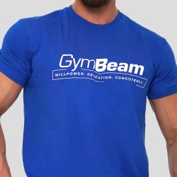 GymBeam Tričko Willpower Royal Blue