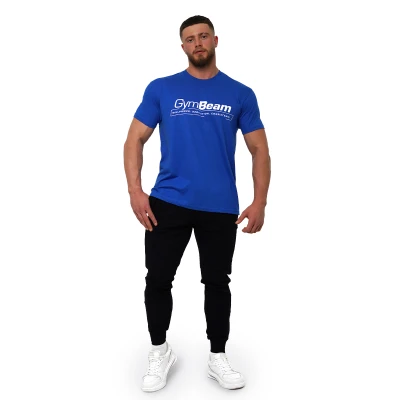 GymBeam Tričko Willpower Royal Blue